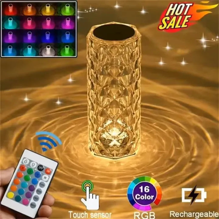 Rose Crystal Diamond Lamp Viral TikTok Product