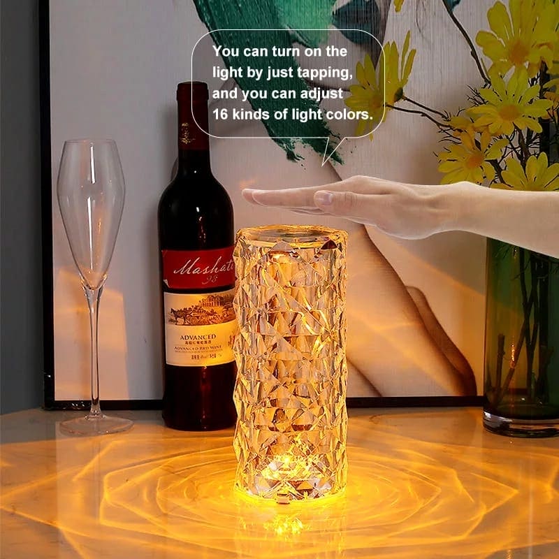 Rose Crystal Diamond Lamp Viral TikTok Product