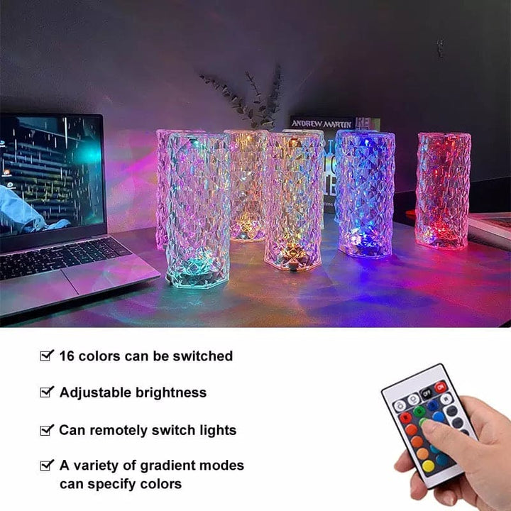 Rose Crystal Diamond Lamp Viral TikTok Product